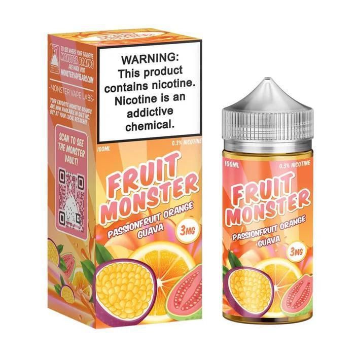 MONSTER VAPE LABS - FRUIT MONSTER - Passionfruit Orange Guava