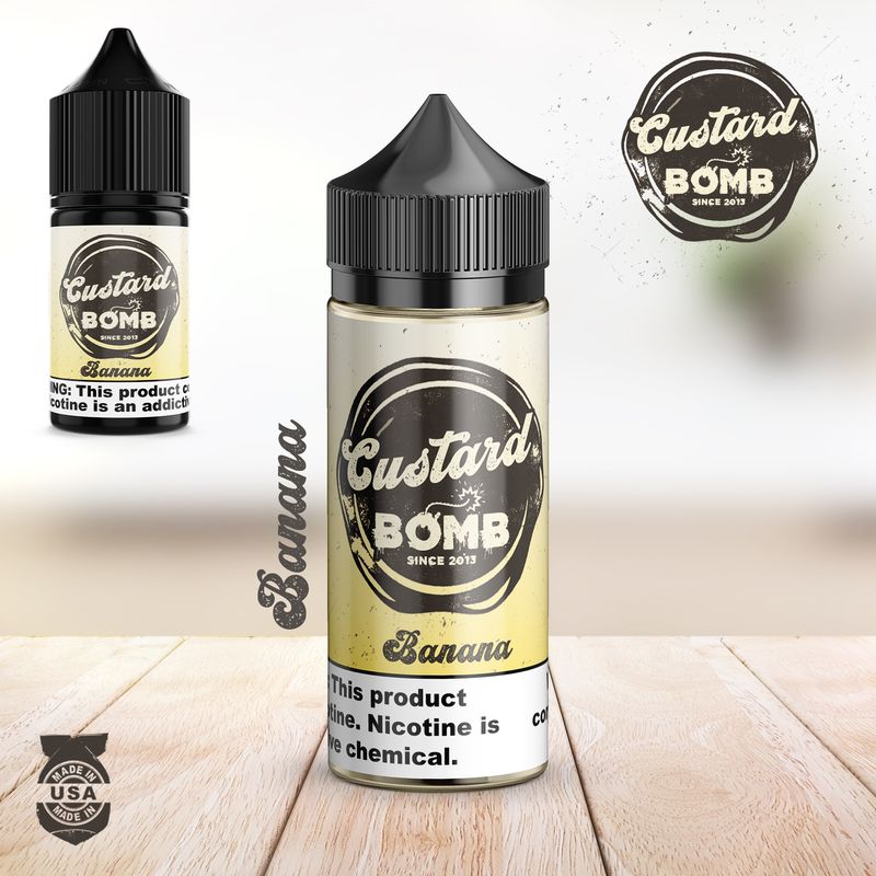 Vapergate - Custard Bomb - Banana