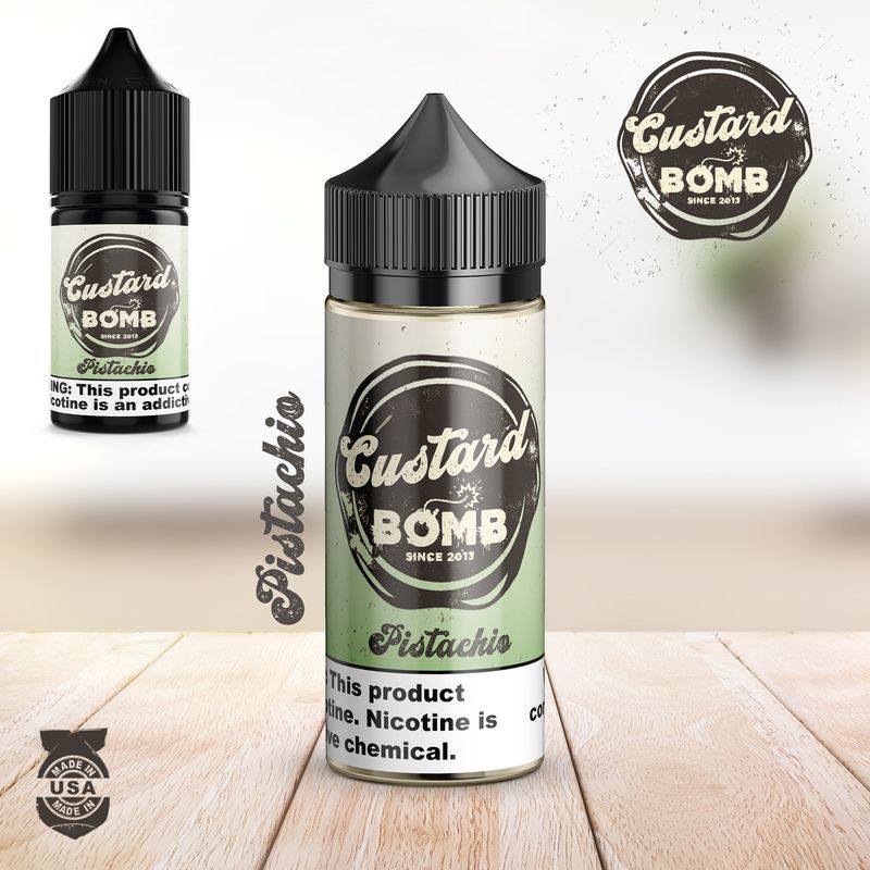 Vapergate - Custard Bomb - Pistachio