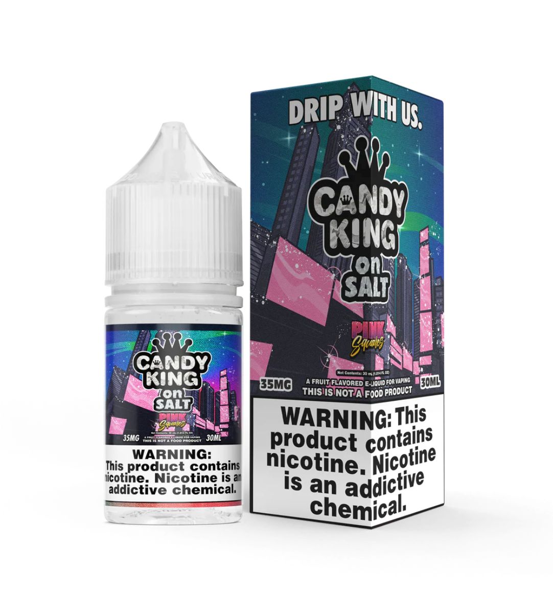 Candy King - ICED - Pink Squares