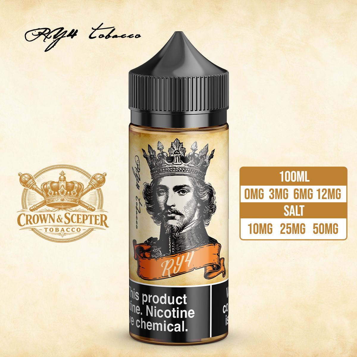 CROWN &amp; SCEPTER - RY4 Tobacco