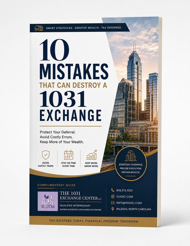 10 Mistakes That Can Destroy a 1031 Exchange
