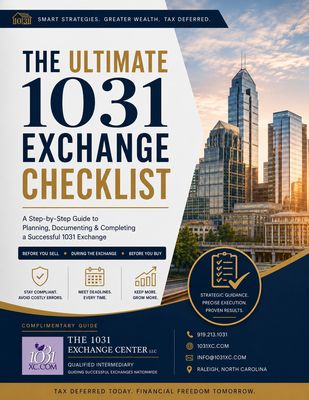 The Ultimate 1031 Exchange Checklist The Ultimate 1031 Exchange Checklist