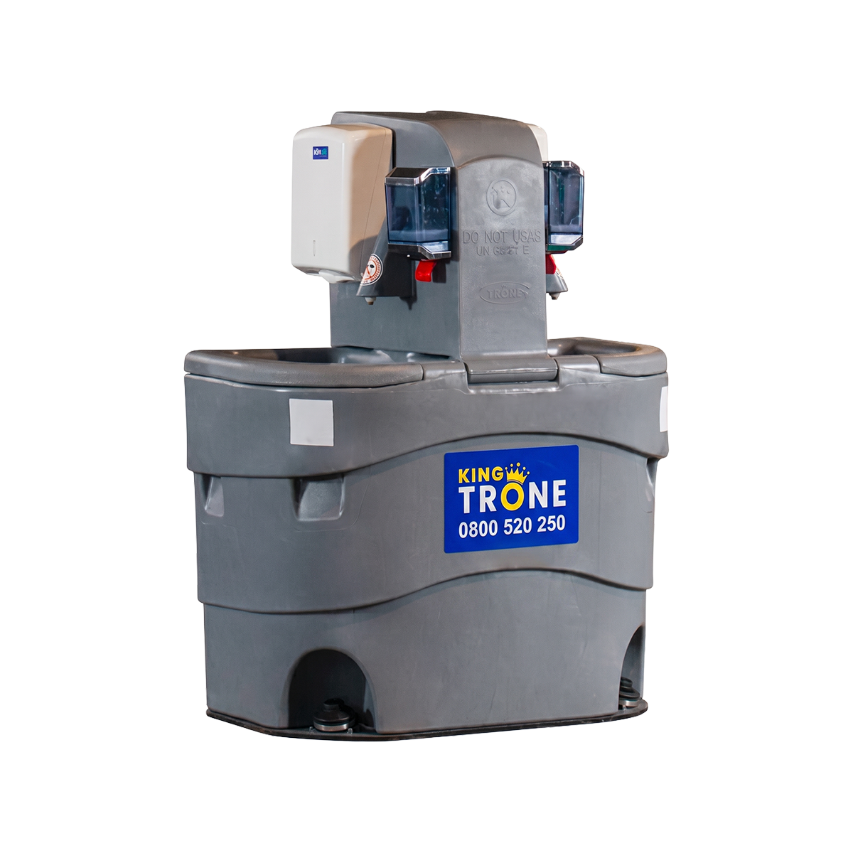 Borne double lavabo autonome