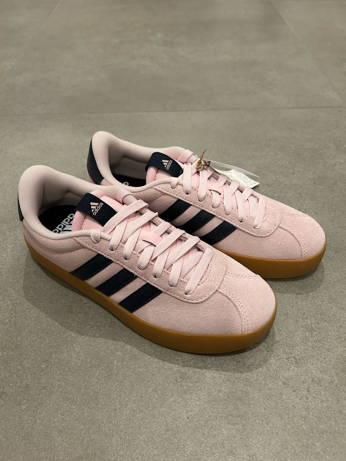 Adidas VL Court 3.0 Gr. 5,5 JP7629 rosa schwarz ohne Originalkarton Adidas VL Court 3.0 Gr. 5,5 JP7629 rosa schwarz ohne Originalkarton