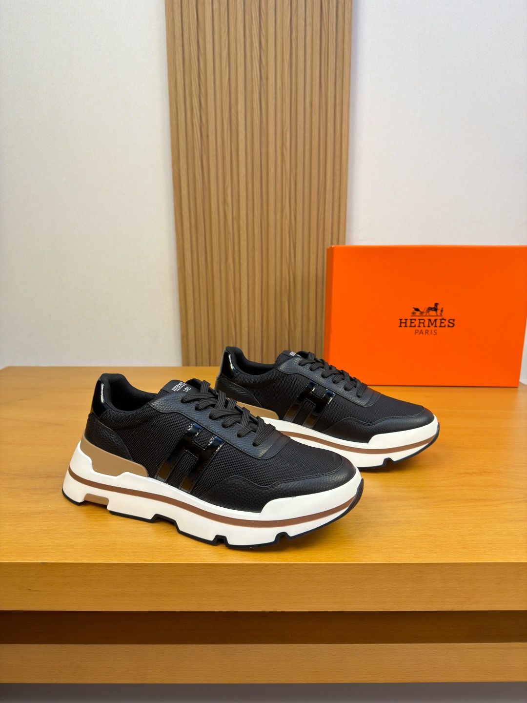 Baskets de sport décontractées Hermès Bouncing pour homme HOA01