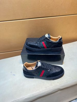 Ανδρικά casual αθλητικά sneakers Gucci Screener με ανάγλυφη υφή GDA03