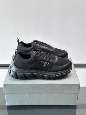Prada technical fabric men shoes casual sport sneaker PNA02