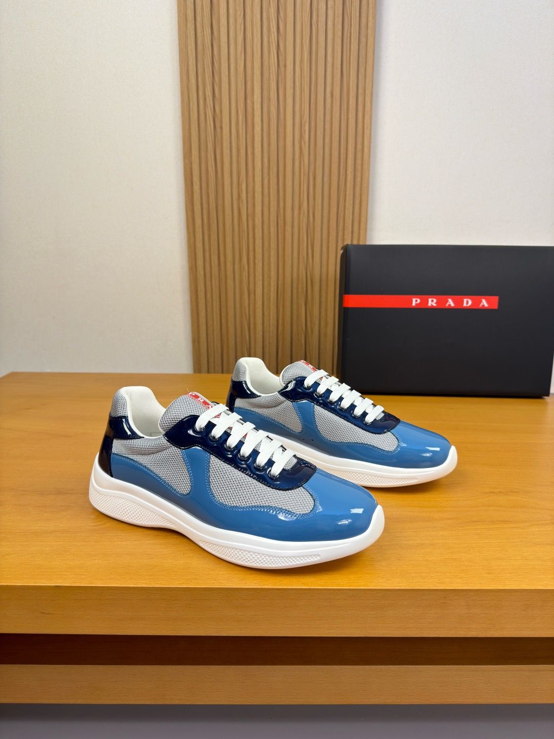 Prada America's Cup men shoes casual sport sneaker PNA05