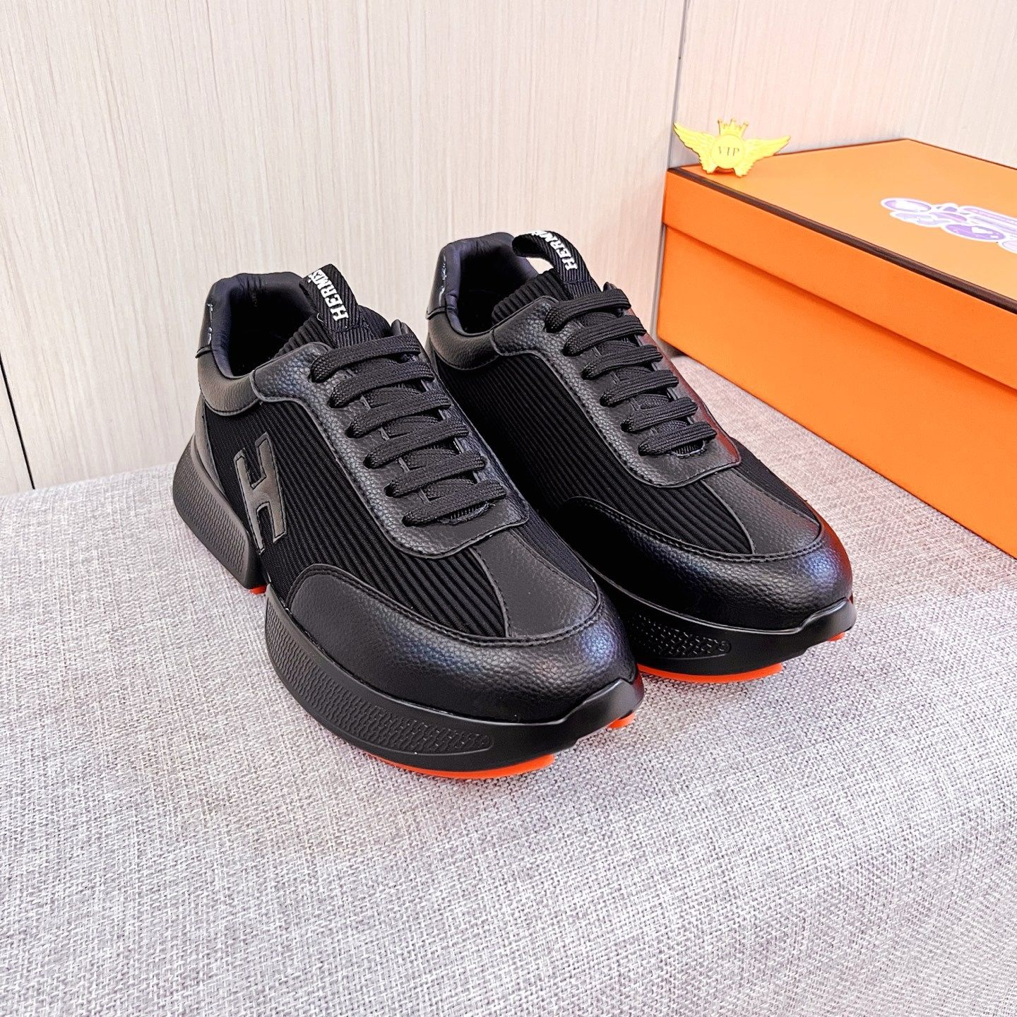 Hermes drift men shoes casual sneaker HOA10