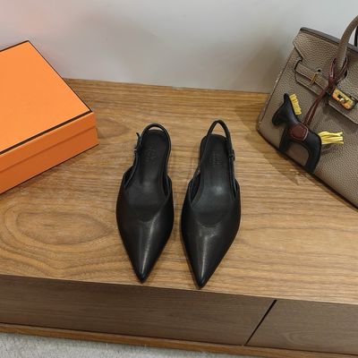 Sandali bassi slingback da donna Hermès a punta ERA06