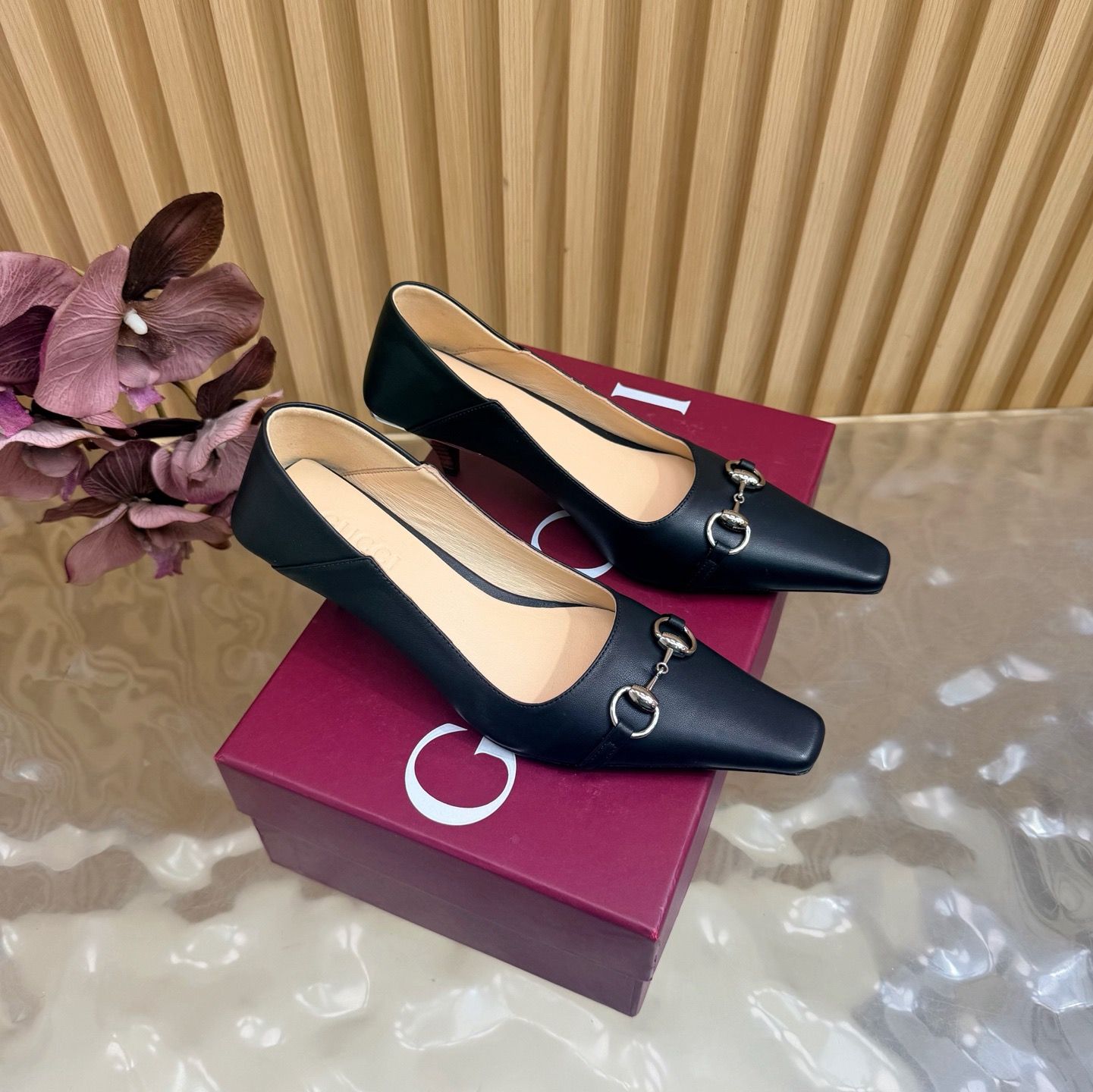 Chaussures Gucci Vittoria à talons hauts pour femme GPA02