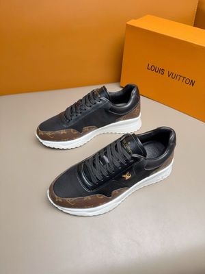 Louis vuitton run away monogram men shoes casual sport sneakers LTA28