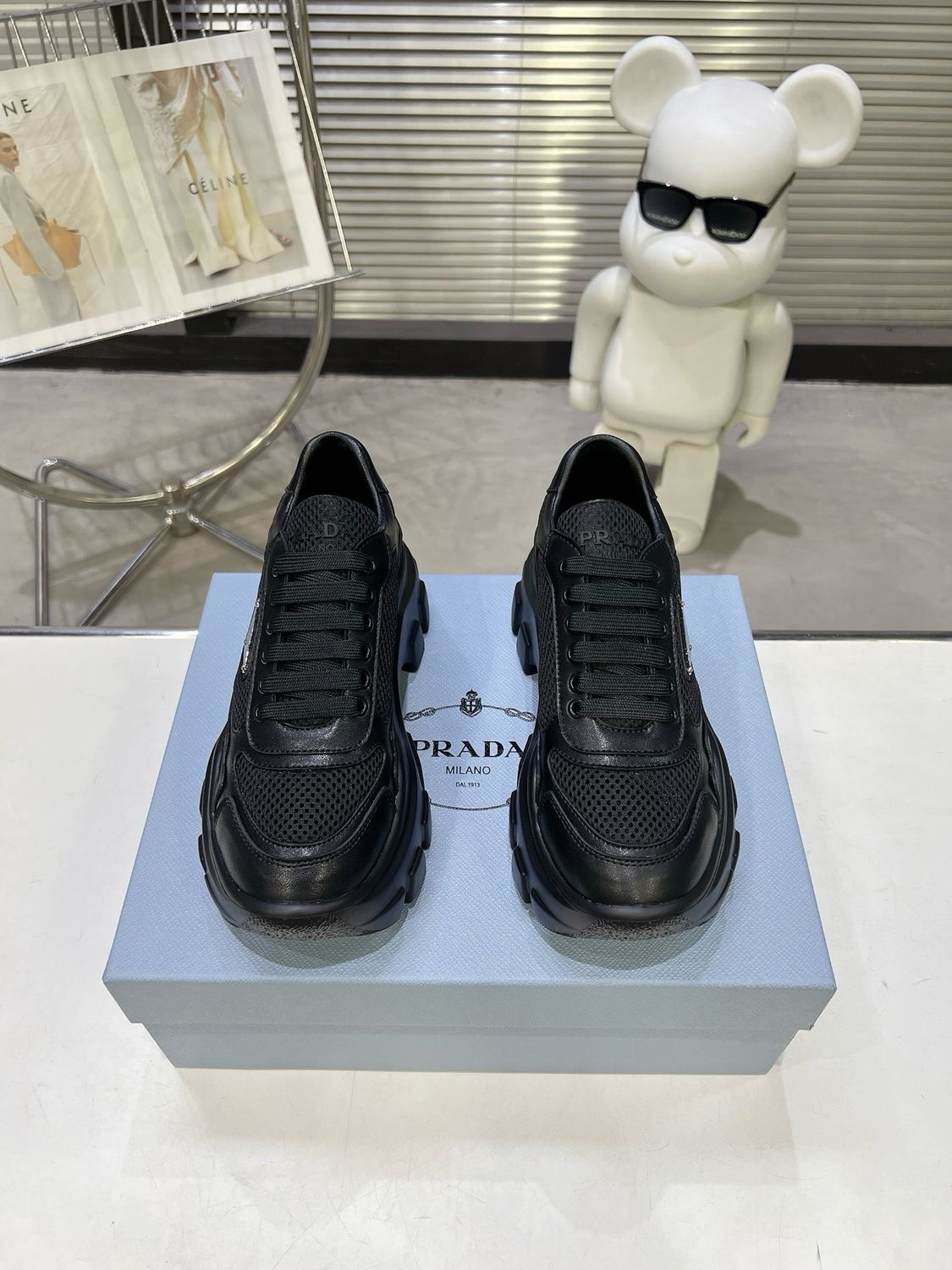 Prada Monolith Herren-Freizeitsneaker PNA14