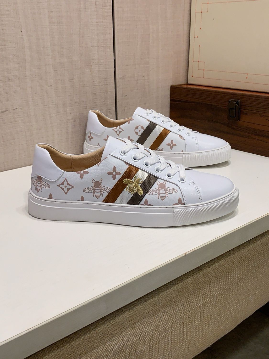 Ανδρικά casual sneakers Gucci Ace Bee GDA14