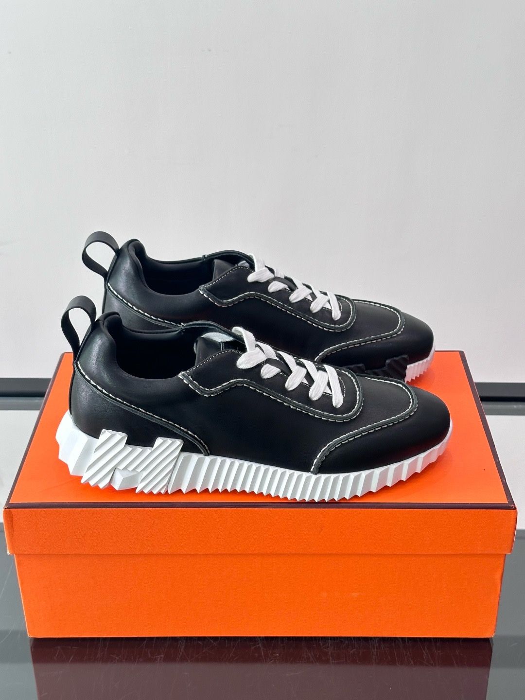Hermes next men shoes casual sport sneakers HOC03