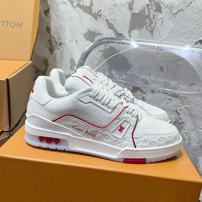 Louis Vuitton Trainer chaussures homme casual baskets LTC04