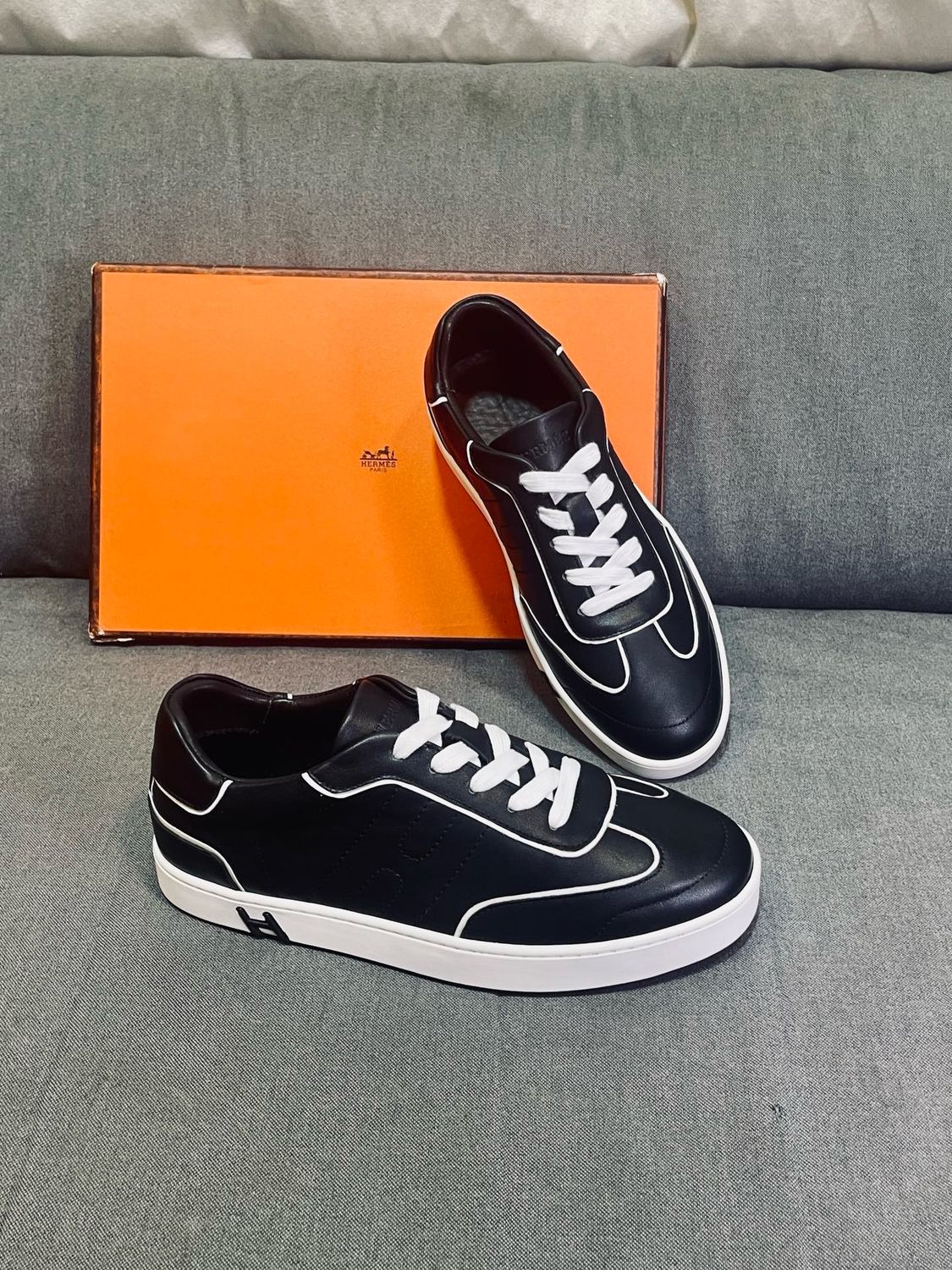 Hermes join men shoes casual sport sneakers HOC05