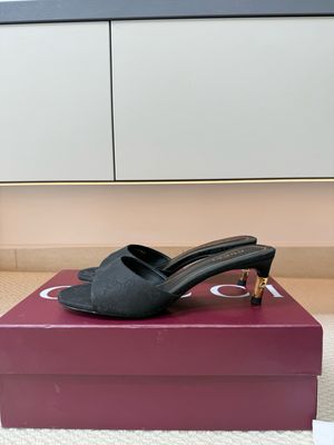 Gucci GG monogram bamboo women heels GPC01