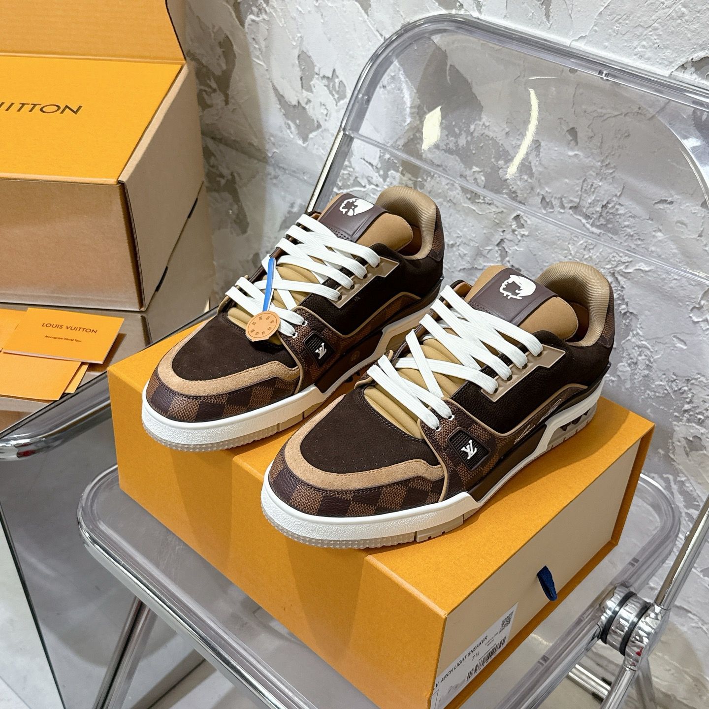 Louis vuitton Trainer men shoes casual sneakers LTC13