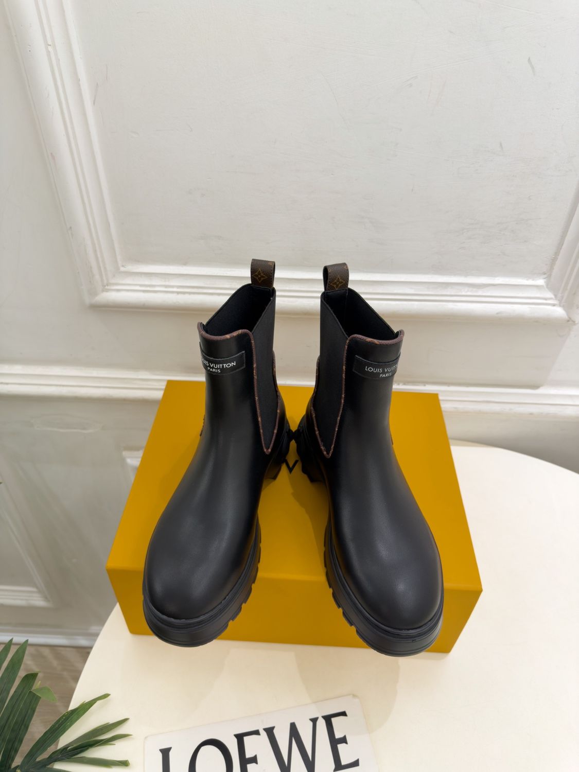 Louis Vuitton Squad Chelsea women boots LKD01