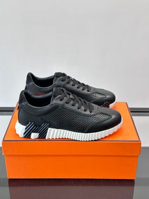 Hermes Bouncing perforated men shoes casual sneakers HOD05
