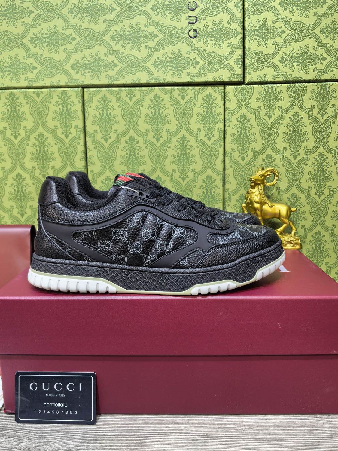 Gucci Re-Web men shoes casual sport sneakers GDD02