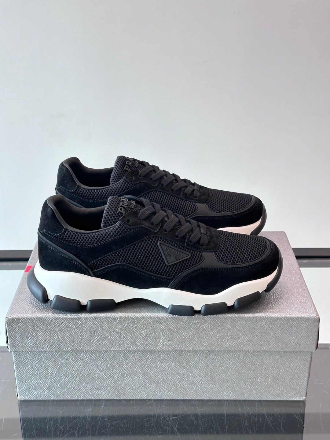 Prada Prax 2.0 men shoes casual sport sneakers PND04