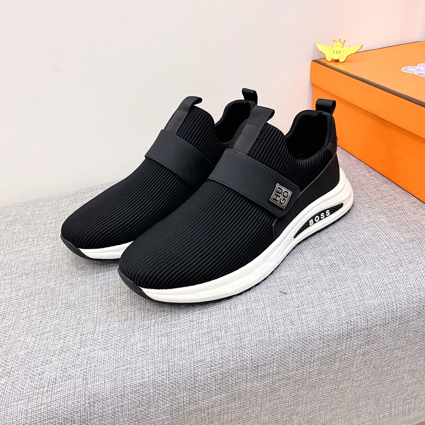 Hugo Boss Titanium Runn Knit men shoes casual sneaker HUBD04