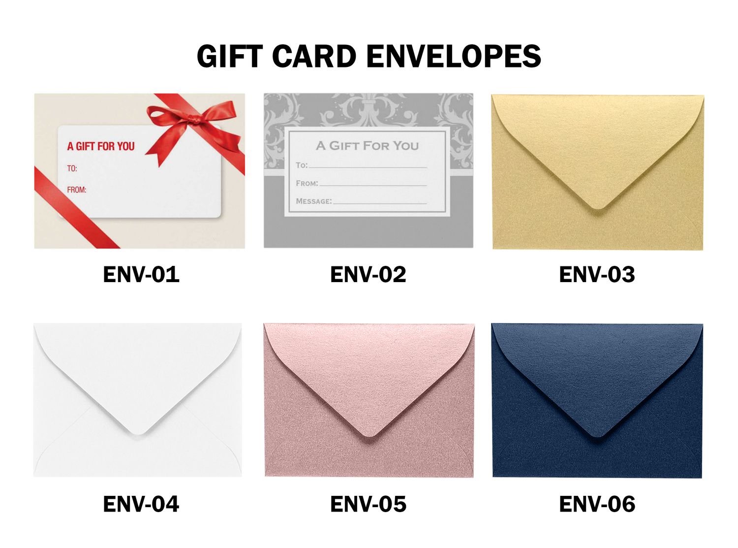 Mini Envelopes for Gift Cards