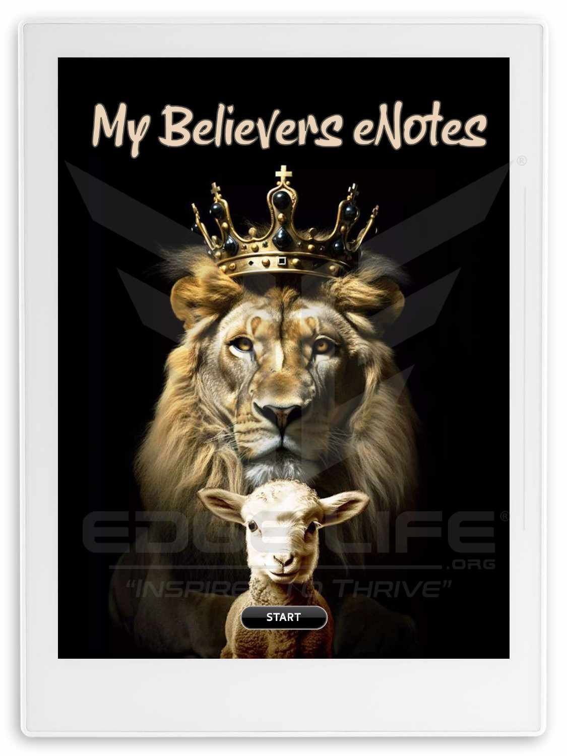 MY BELIEVERS eNOTES for Supernote Manta (A5x) MY BELIEVERS eNOTES for Supernote Manta (A5x)