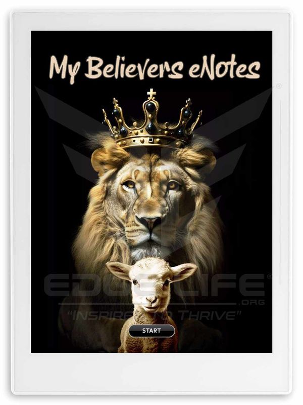 MY BELIEVERS eNOTES for Supernote Nomad (A6x)