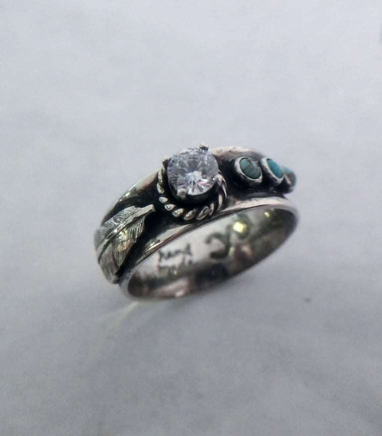 Concave Sterling Silver Ring