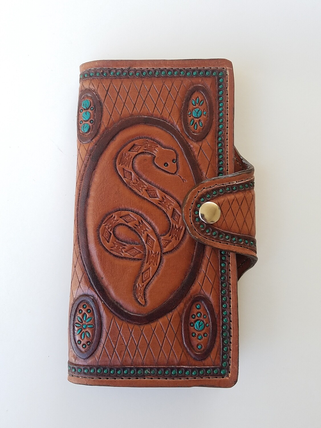 Bit By the Southwest Leather Wallet