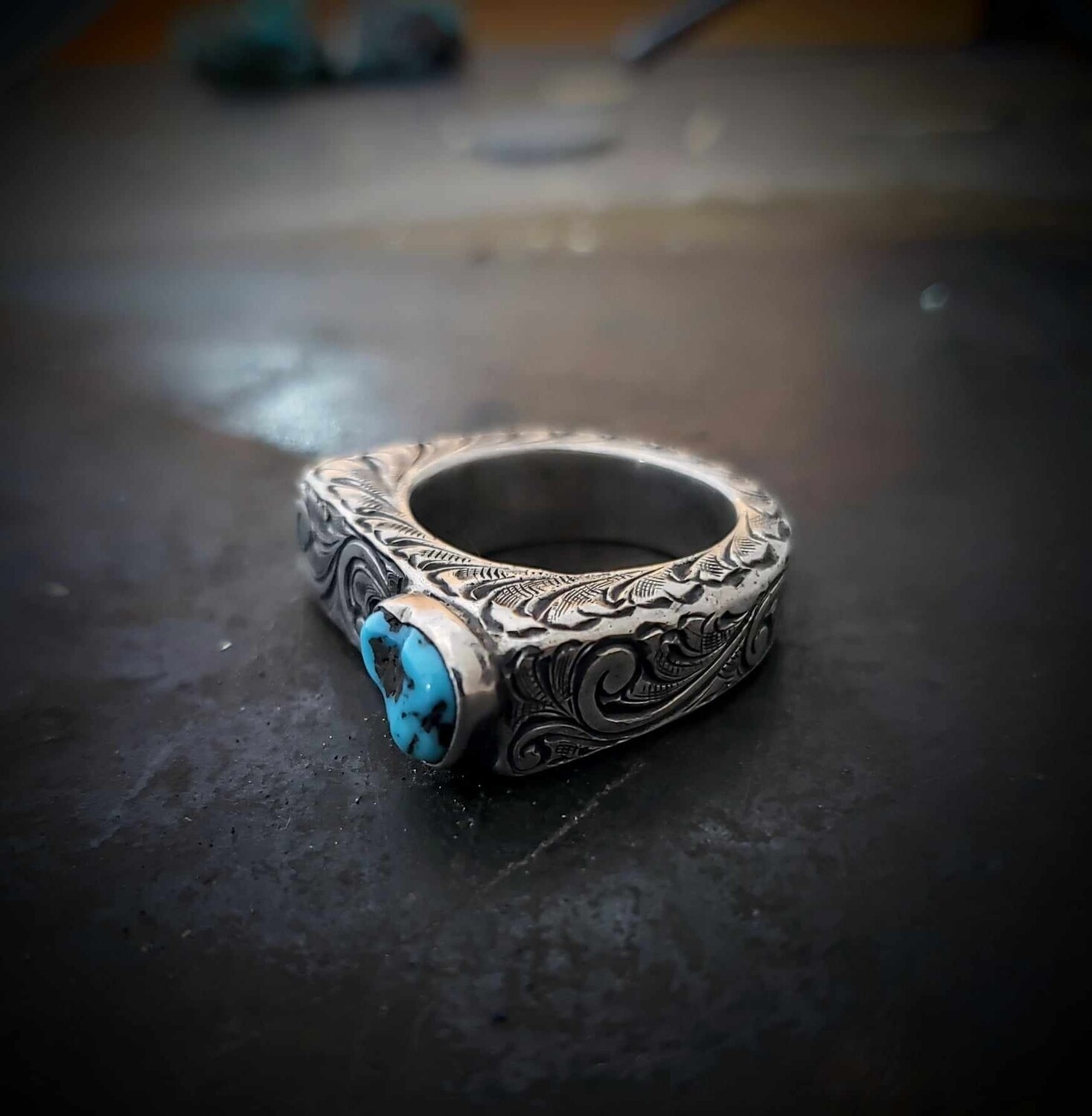 Turquoise Signet Ring