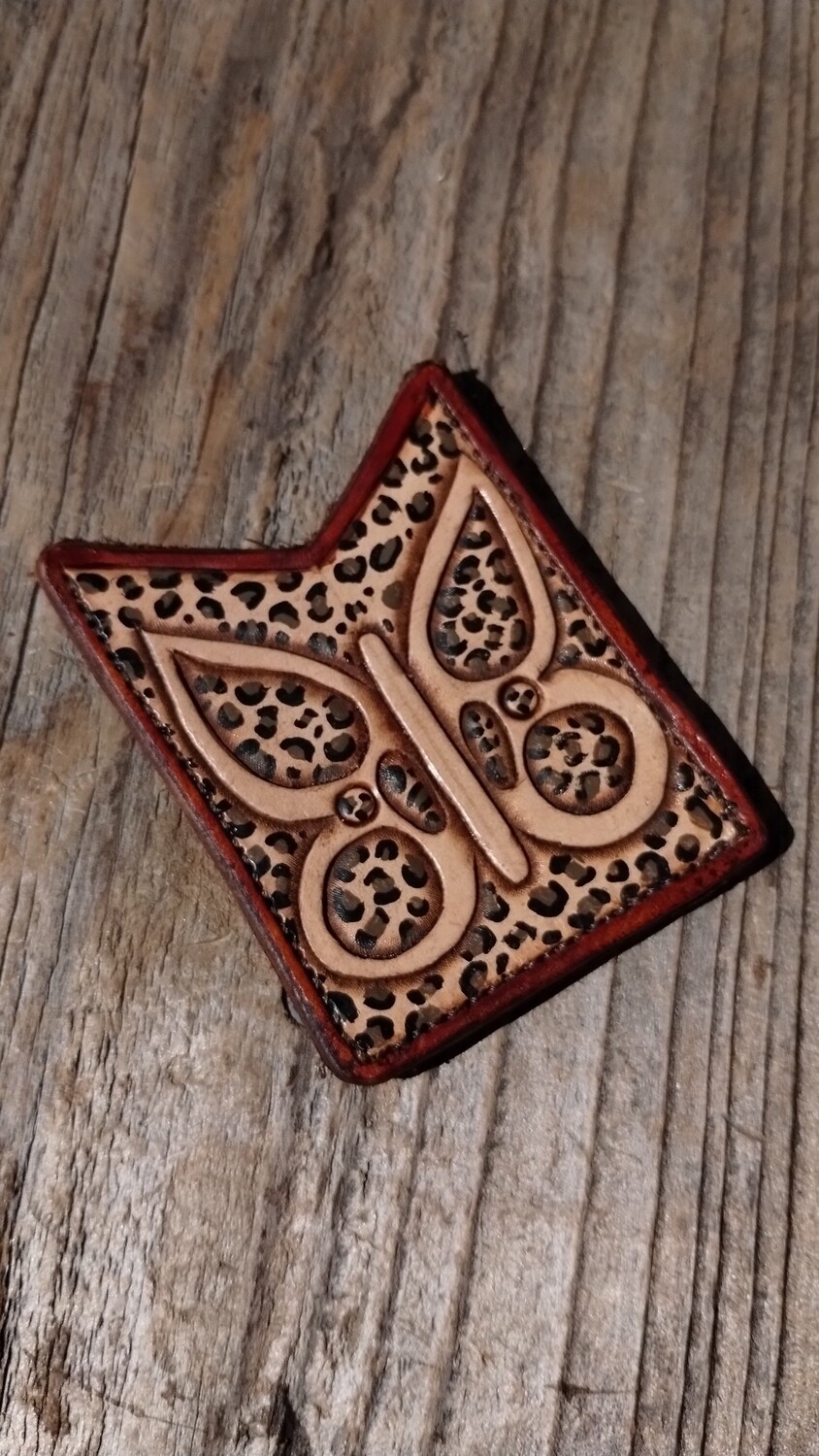 Cheetah Print and Butterfly Card Wallet