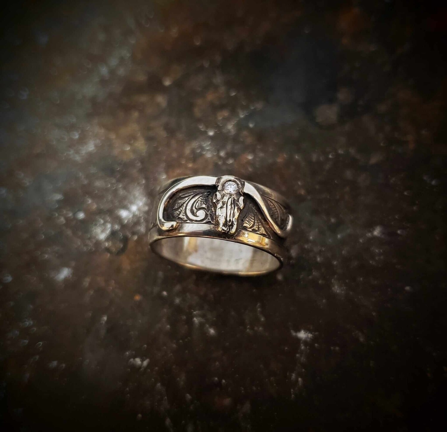 Bull Skull Ring