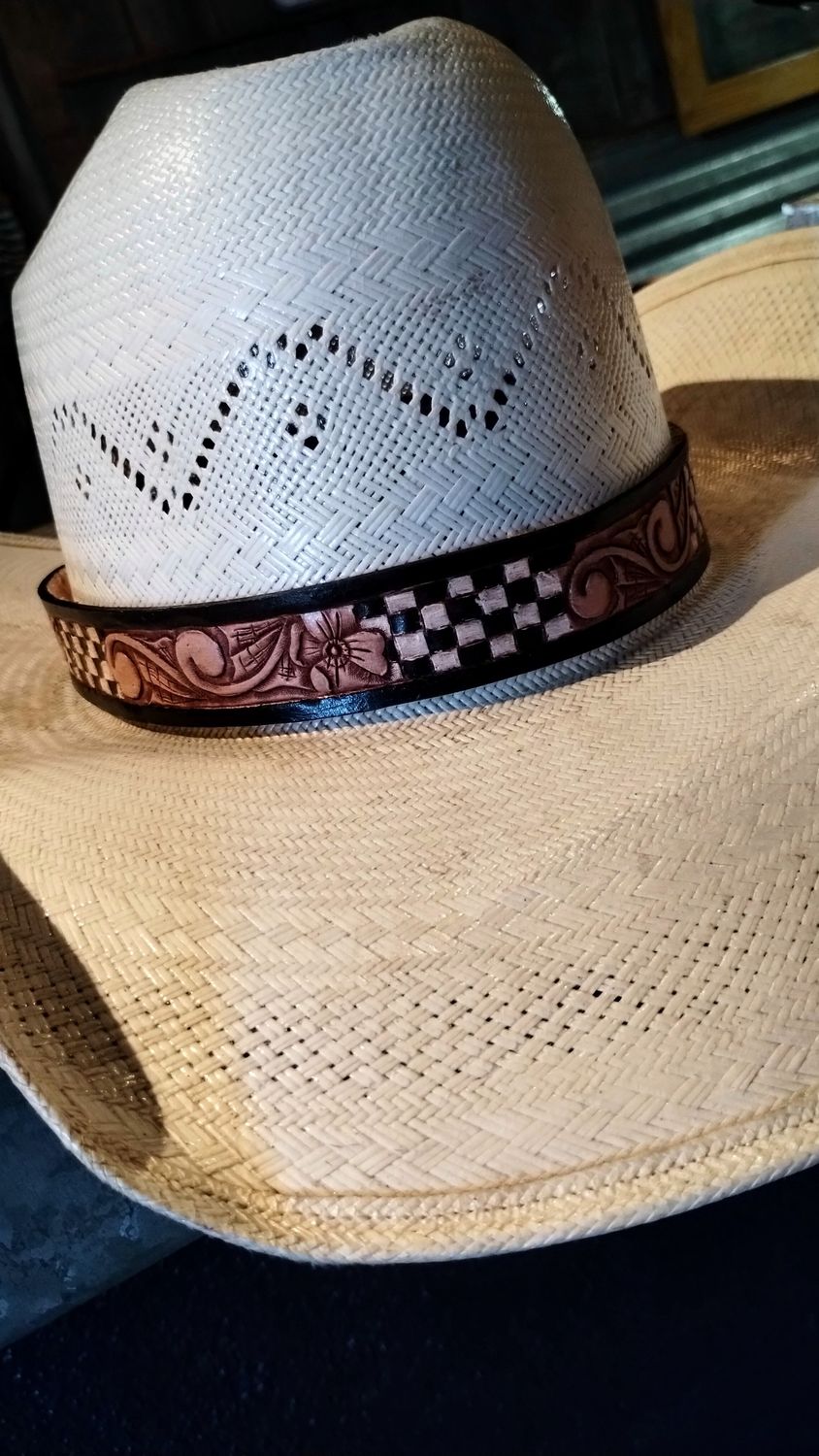 Checkered Hatband