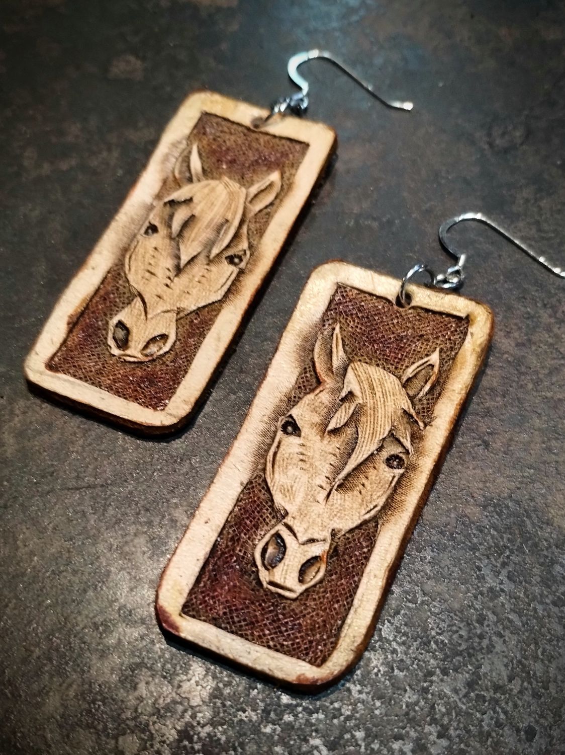 Horse Head Earrings