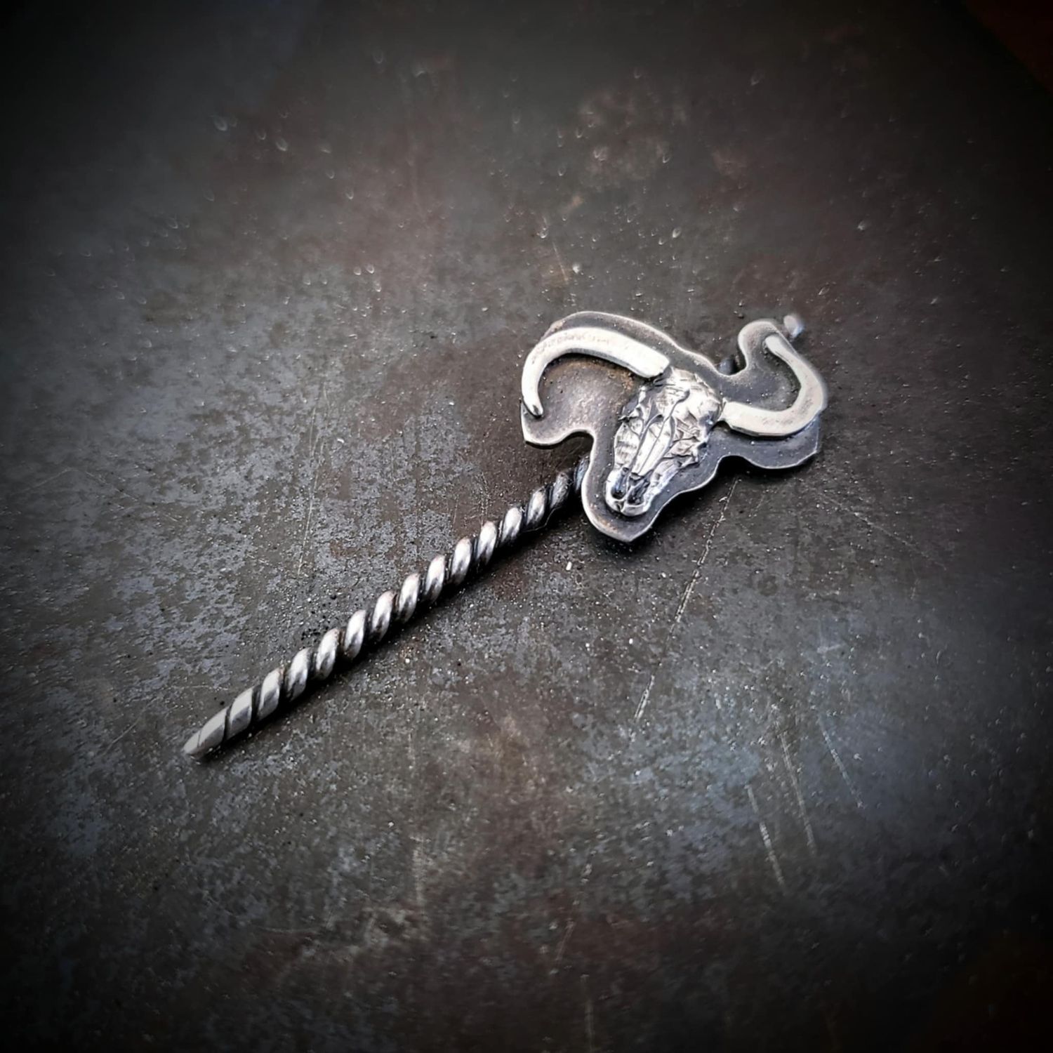 Bullskull Sterling Silver Toothpick