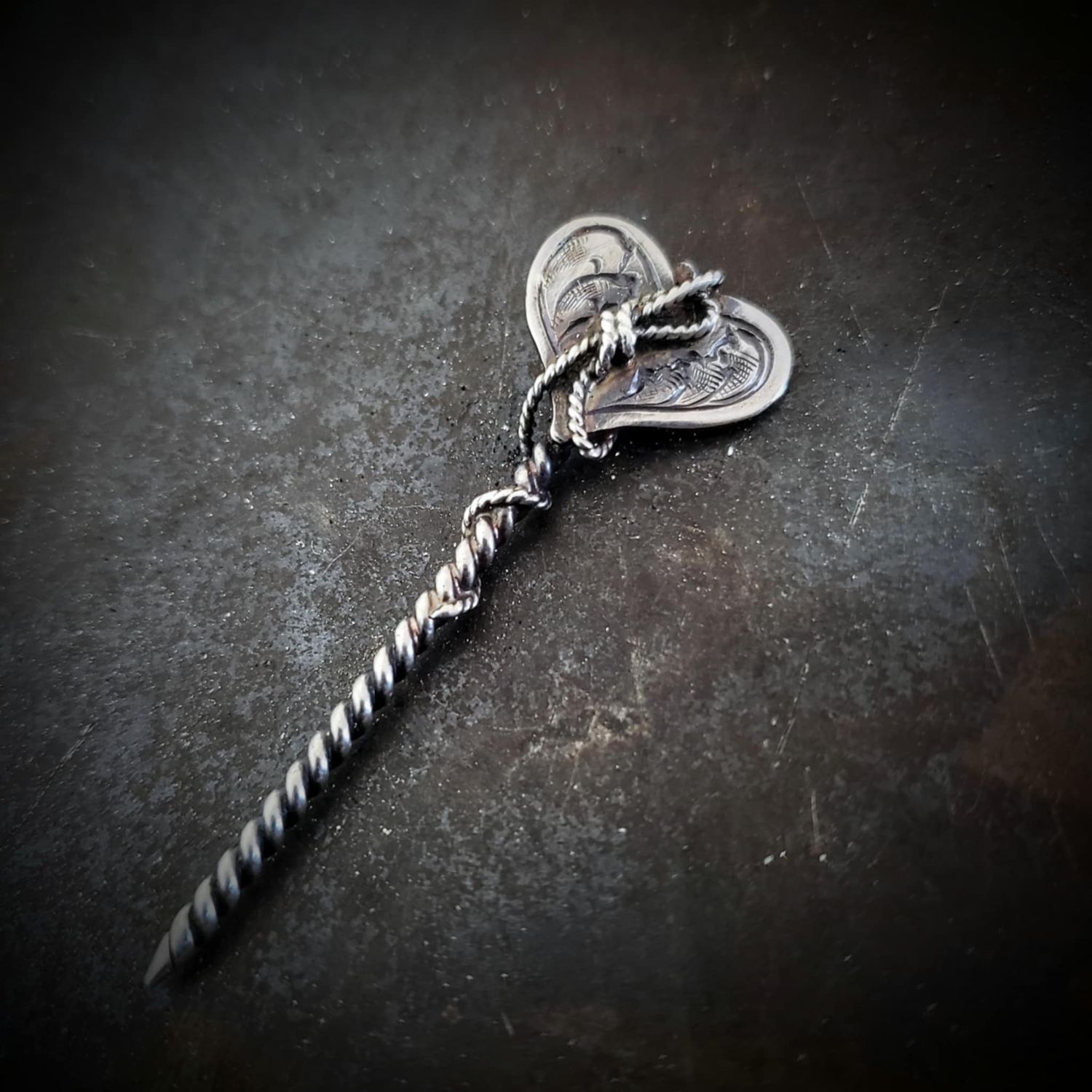 Heart Hat Pin