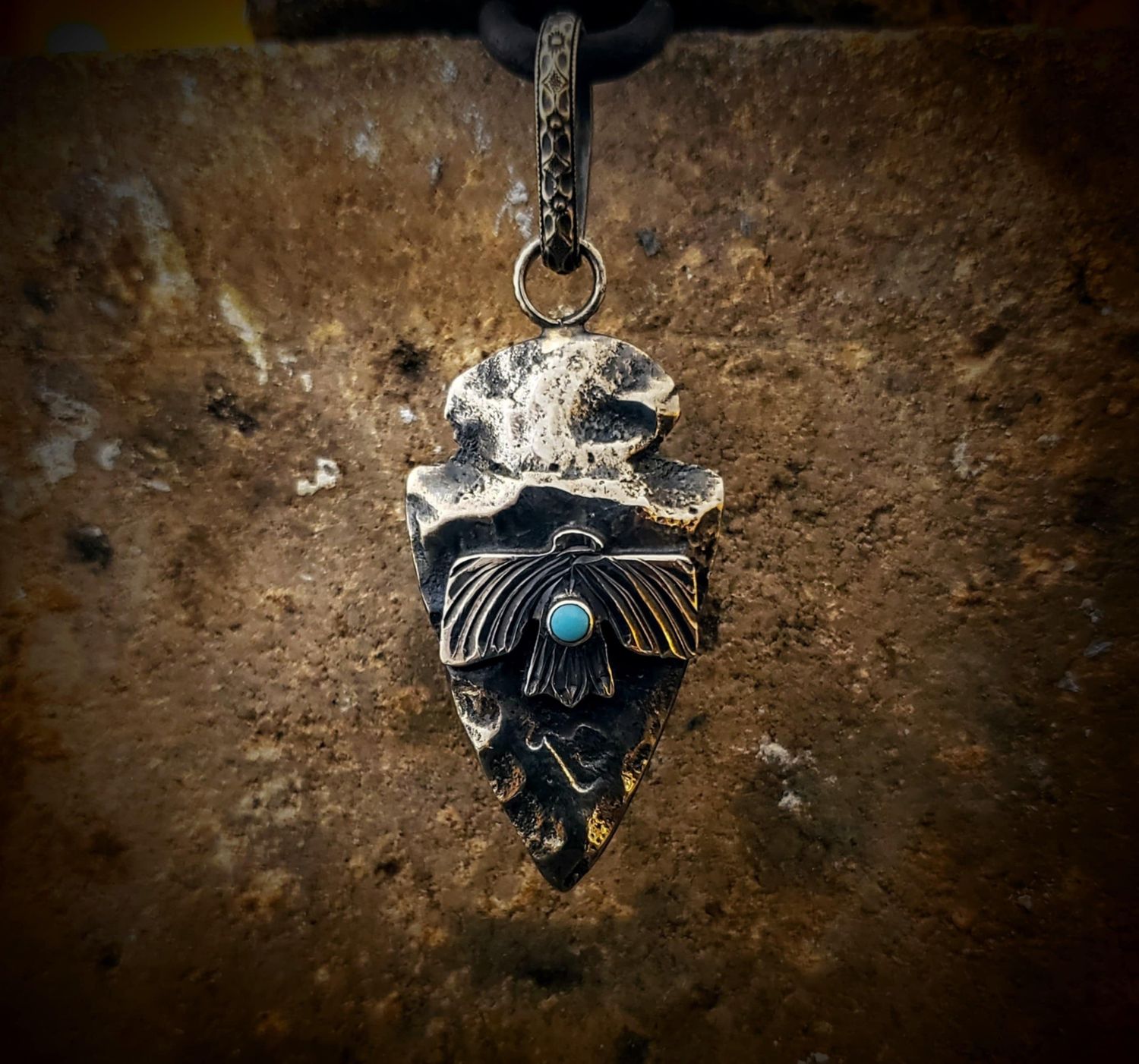 Thunderbird Arrowhead Pendant