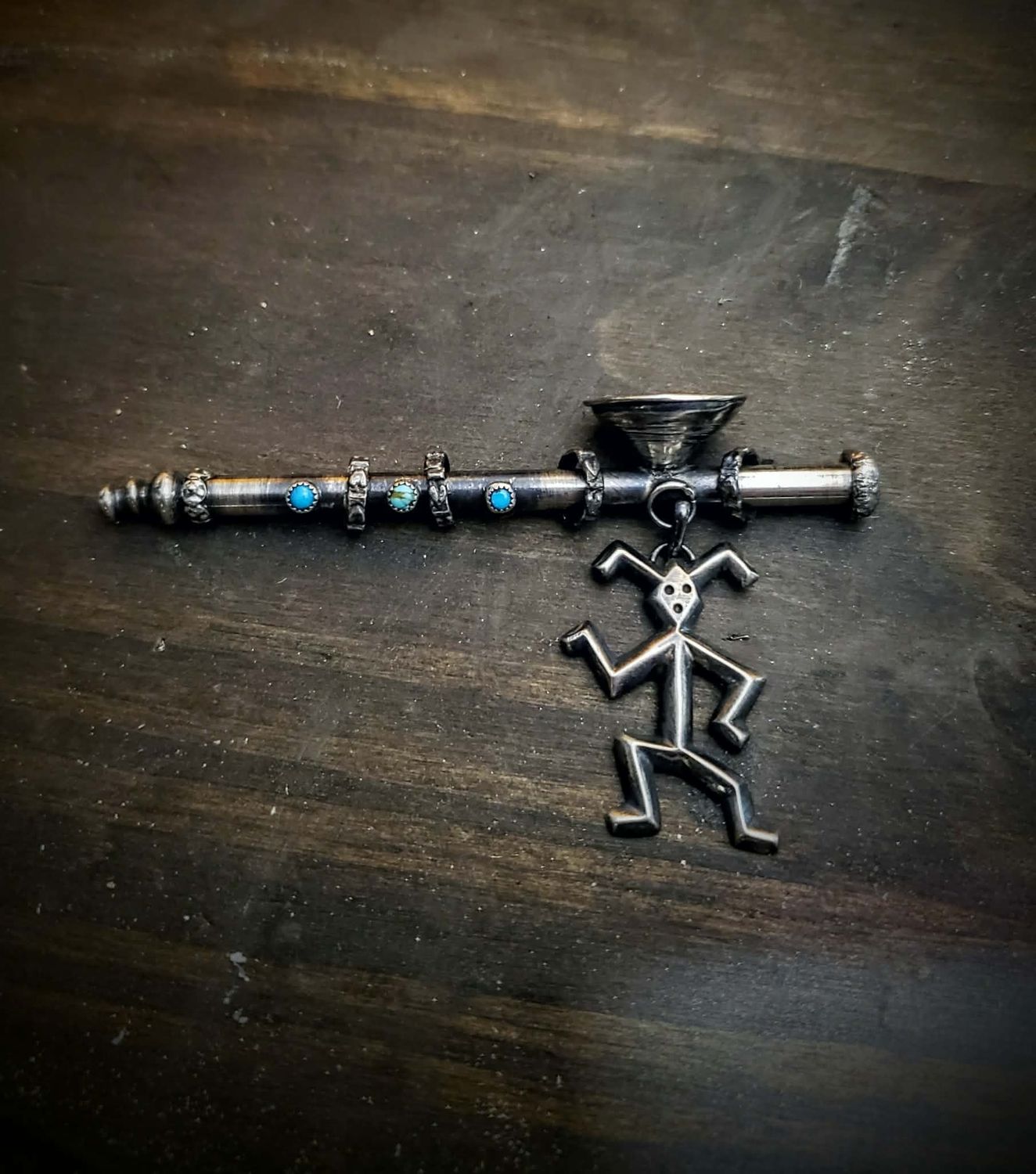 Sterling Silver Peace Pipe