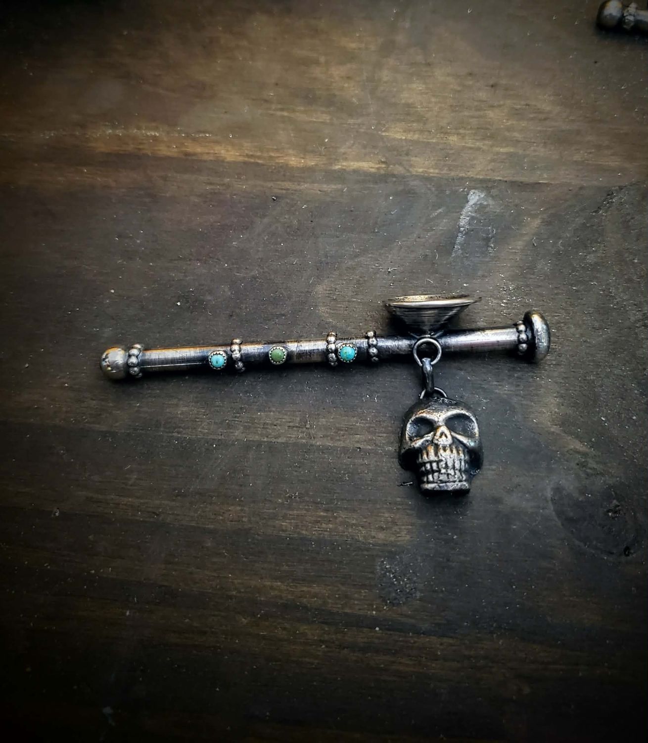 Skull Peace Pipe