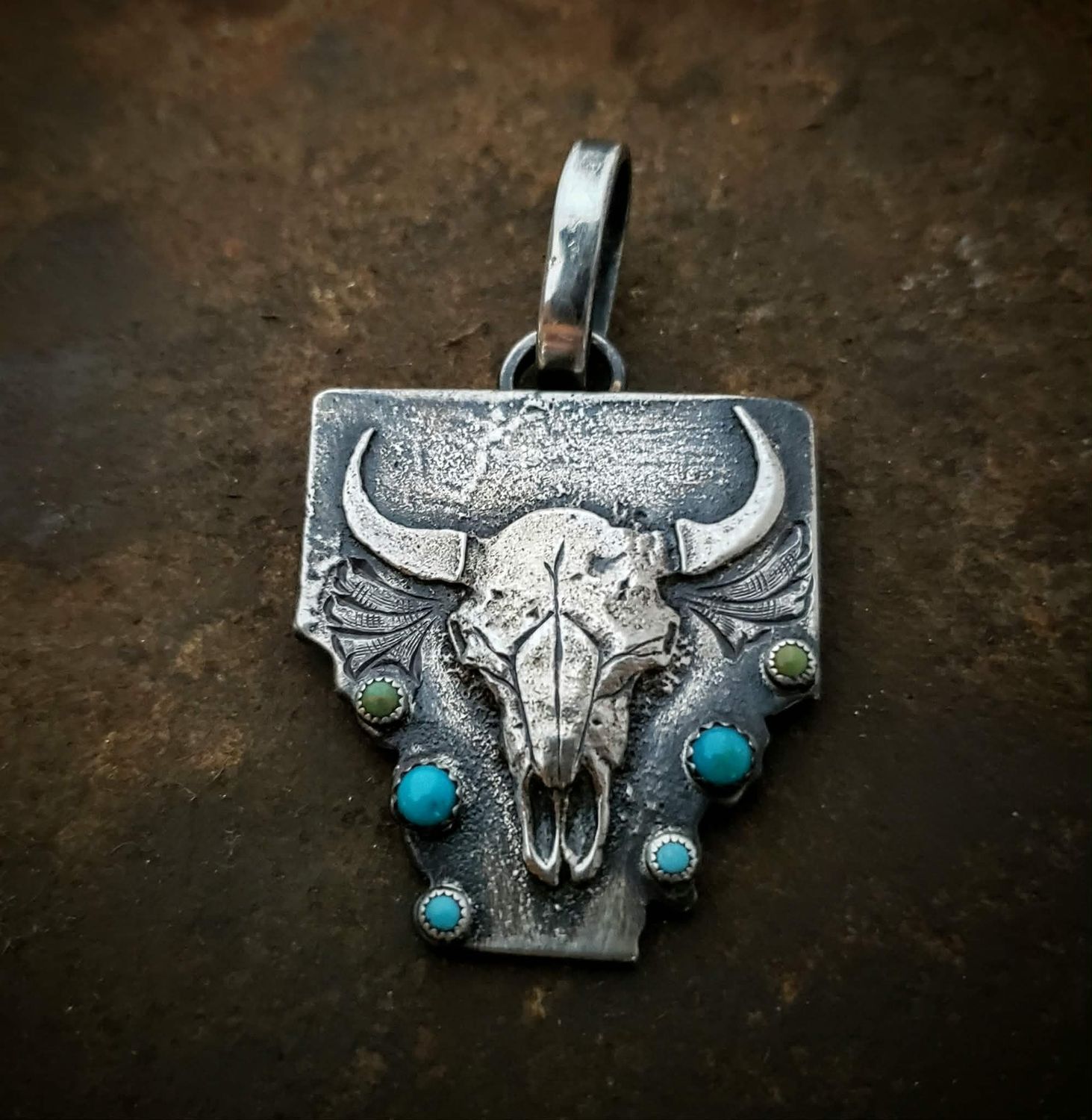 Bison Skull Pendant Bison Skull Pendant