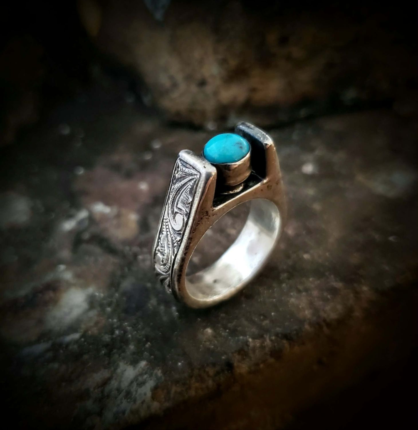 Turquoise Cathedral Ring Turquoise Cathedral Ring