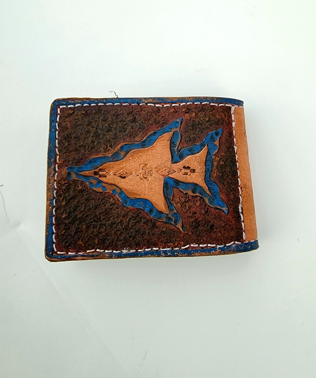 Arrowhead Tooled Leather Wallet Arrowhead Tooled Leather Wallet