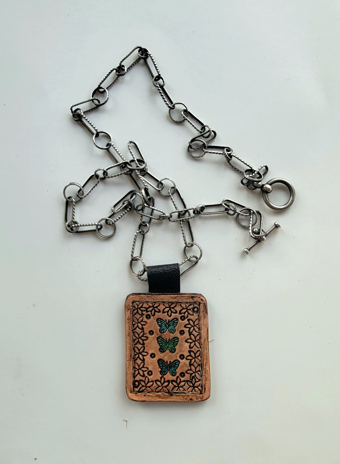 Butterfly Leather Pendant Butterfly Leather Pendant