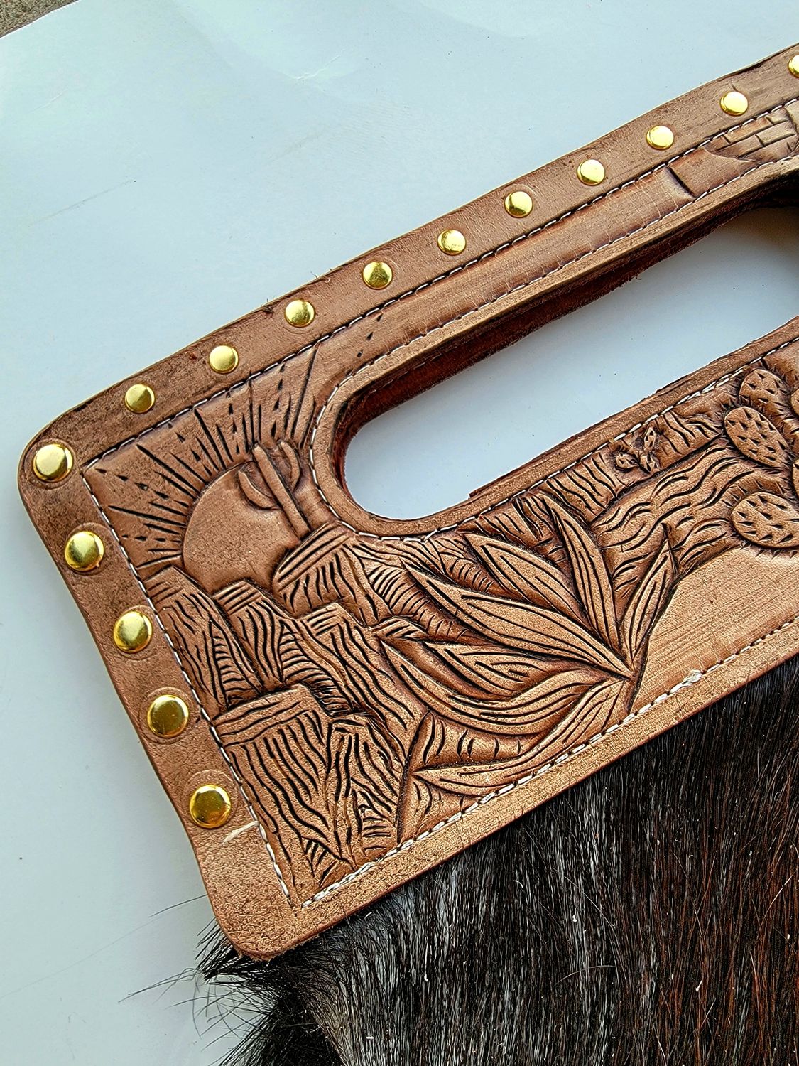 Somewhere in the Desert Tooled Leather Clutch Somewhere in the Desert Tooled Leather Clutch