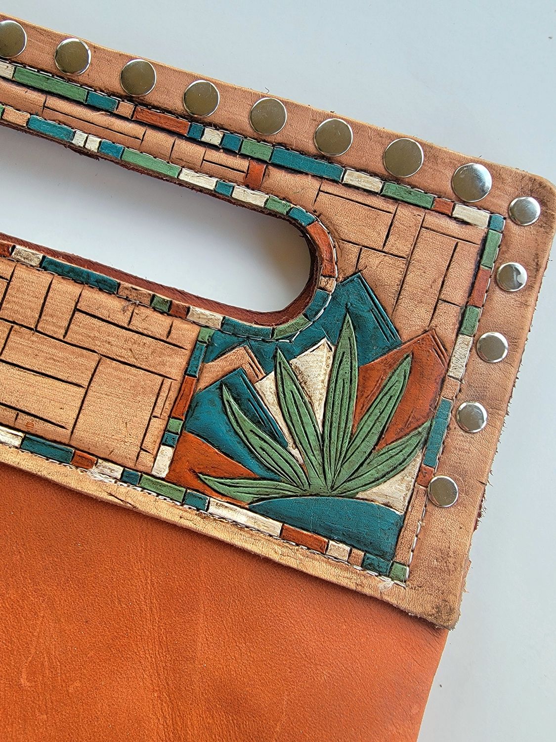 Desert Dream Tooled Leather Clutch Desert Dream Tooled Leather Clutch